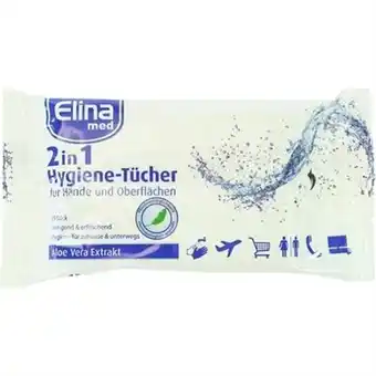 Elina 2in1 vådservietter med aloe vera til hænder og overflader 15