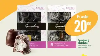 Min Købmand Spangsberg flødeboller kokos tilbud
