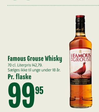 Min Købmand The famous grouse whisky tilbud