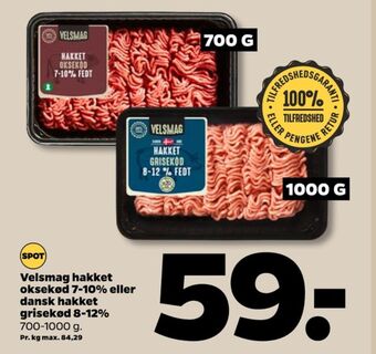 Netto Velsmag hakket oksekød tilbud