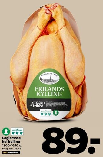 Netto Løgismose kylling tilbud
