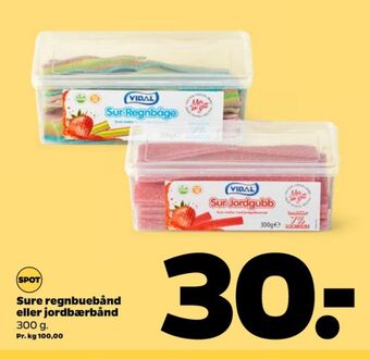 Netto Vidal slik sur jordgubb tilbud