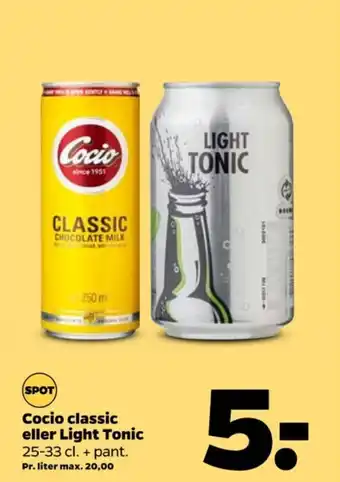 Netto Light tonicvand tilbud
