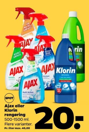 Netto Ajax rengøring - universal tilbud