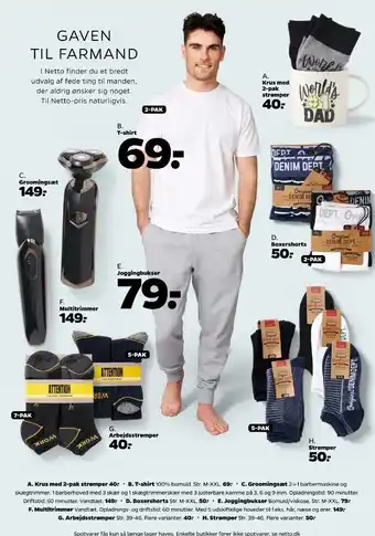 Netto Bodyguide underwear krus tilbud