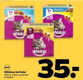 Netto Whiskas kattefoder tilbud