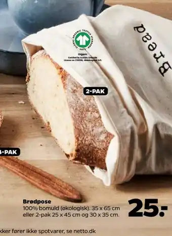 Netto Nord home living brødpose tilbud