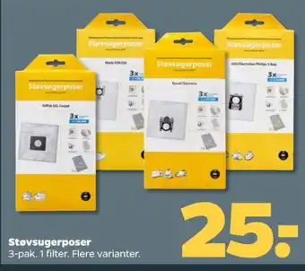 Netto Hot wheels støvsugerposer tilbud