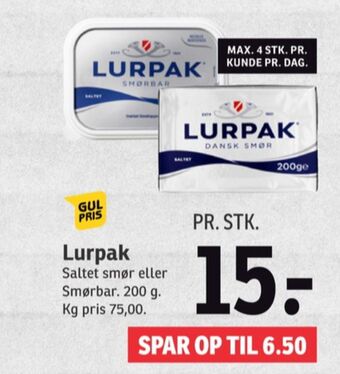 Lurpak smør saltet