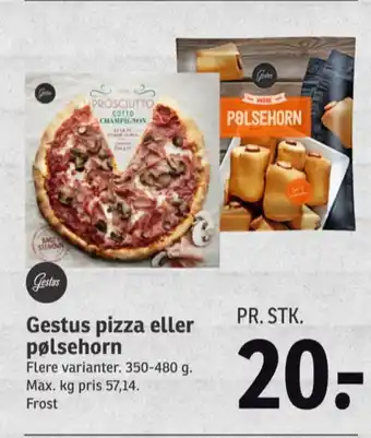 SPAR Gestus pølsehorn tilbud