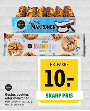 SPAR Gestus cookies tilbud