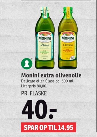 SPAR Monini olivenolie tilbud