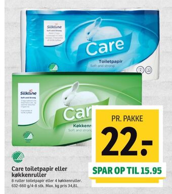 SPAR Care toiletpapir tilbud