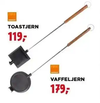 jem & fix Toastjern eller vaffeljern tilbud