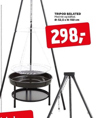 jem & fix Tripod bålsted tilbud