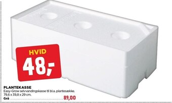 jem & fix Plantekasse - Hvid tilbud