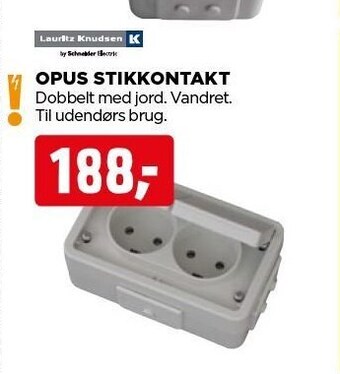 jem & fix Opus stikkontakt tilbud