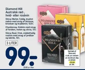 REMA 1000 Diamond Hill 3 ltr. tilbud