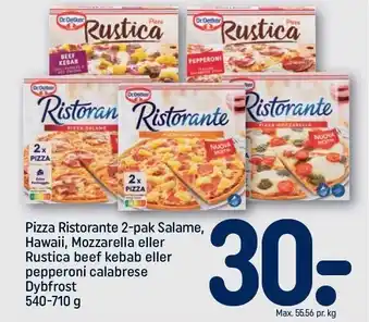 REMA 1000 Pizza ristorante 2-pak tilbud