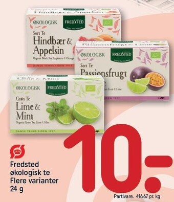 Fredsted økologisk te