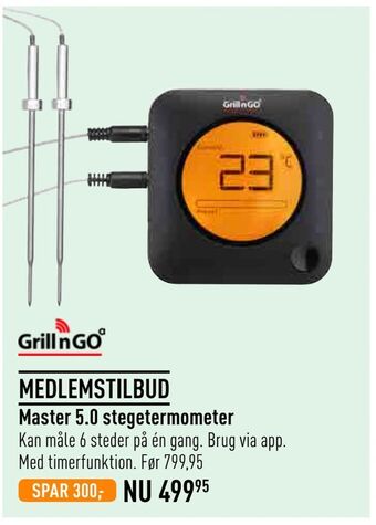 Imerco Master 5,0 stegetermometer tilbud