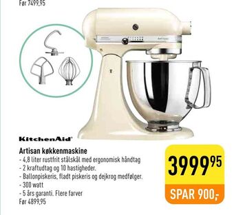 Imerco Artisan køkkenmaskine tilbud