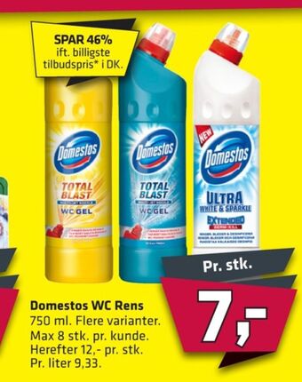 Fleggaard Domestos wc-rens tilbud