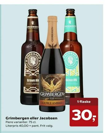 Dagli'Brugsen Grimbergen eller Jacobsen tilbud