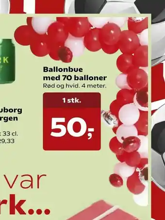 Ballonbue med 70 balloner
