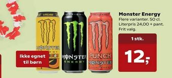 Kvickly Monster Energy tilbud