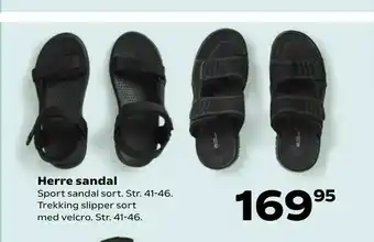 Kvickly Herre sandal tilbud
