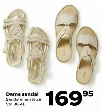 Kvickly Dame sandal tilbud