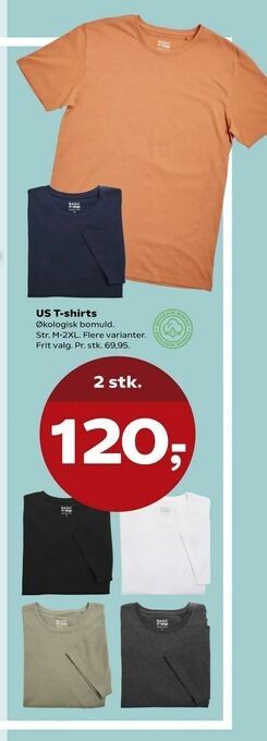 Kvickly US T-shirts tilbud