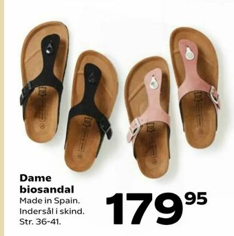 Kvickly Dame biosandal tilbud