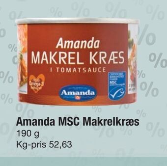 Fakta Tyskland Amanda MSC Makrelkræs tilbud