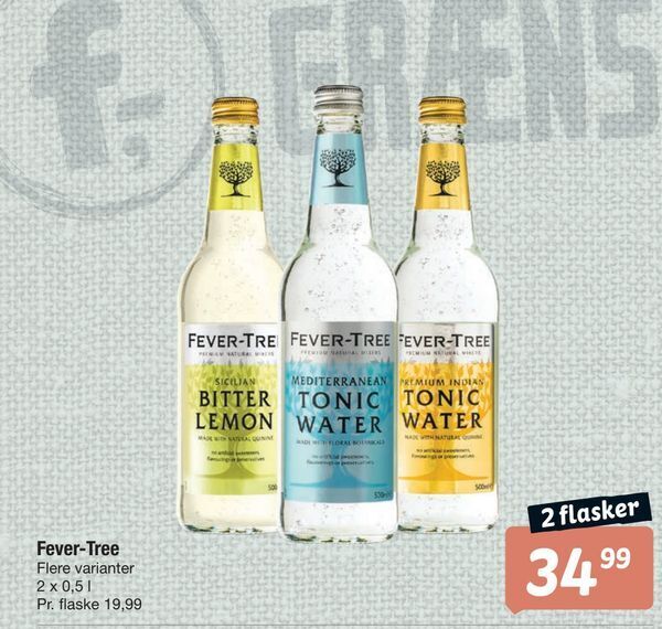FeverTree tilbud hos Fakta Tyskland