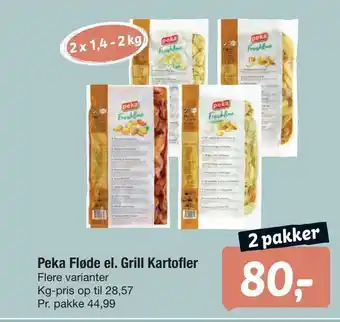 Peka Fløde el. Grill Kartofler