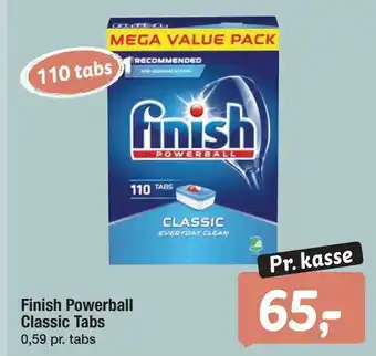 Fakta Tyskland Finish Powerball Classic Tabs tilbud