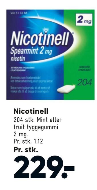 Bilka Nicotinell tilbud