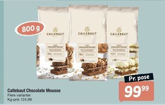 Fakta Tyskland Callebaut Chocolate Mousse tilbud