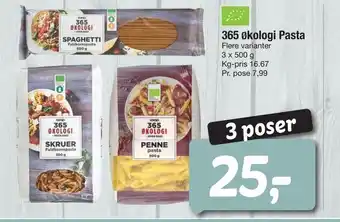 Fakta Tyskland 365 Ø kologi Pasta tilbud