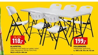 jem & fix Klapstol tilbud