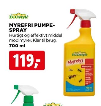 jem & fix Myrefri pumpespray tilbud