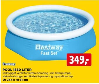 jem & fix Pool 1880 liter tilbud