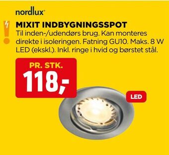 jem & fix Mixit indbygningsspot tilbud