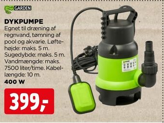 jem & fix Dykpumpe tilbud