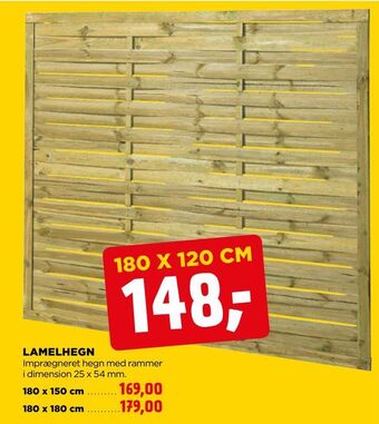 jem & fix Lamelhegn tilbud