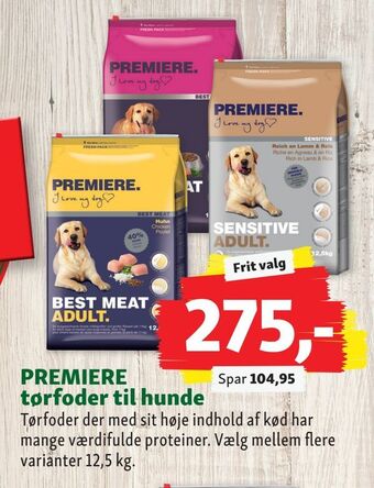 Maxi Zoo Premiere tørfoder til hunde tilbud