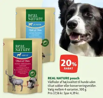 Maxi Zoo REAL NATURE pouch tilbud