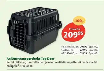 Maxi Zoo AniOne transportboks Top Door tilbud
